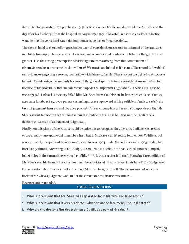 Business Law and the Legal Environment - Page 354